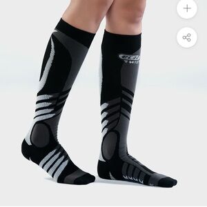 Twist Compression Socks - Black